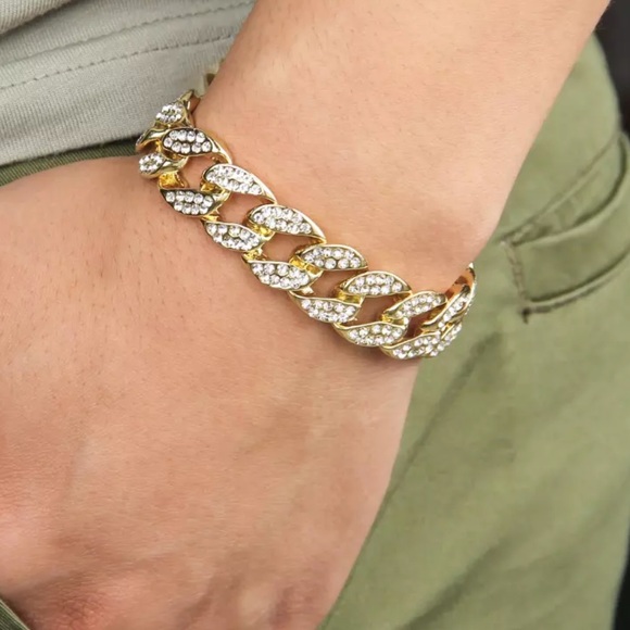 Miami Curb Bracelet For men or women - Picture 2 of 3